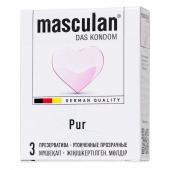 Супертонкие презервативы Masculan Pur - 3 шт. - Masculan - купить с доставкой в Иваново