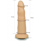 Телесная насадка Harness - 15,8 см. - LOVETOY (А-Полимер) - купить с доставкой в Иваново