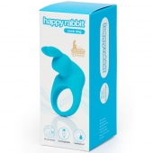 Голубое эрекционное виброкольцо Happy Rabbit Rechargeable Rabbit Cock Ring - Happy Rabbit - в Иваново купить с доставкой