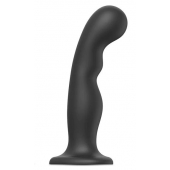 Черная насадка Strap-On-Me Dildo Plug P G size XXL - Strap-on-me - купить с доставкой в Иваново