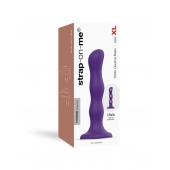 Фиолетовая насадка Strap-On-Me Dildo Geisha Balls size XL - Strap-on-me - купить с доставкой в Иваново