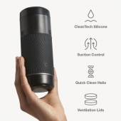 Черный мастурбатор с контролем всасывания Arcwave Pow Stroker - Arcwave - в Иваново купить с доставкой