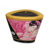 Массажная свеча Rose Petals с ароматом розы - 170 мл. - Shunga - купить с доставкой в Иваново