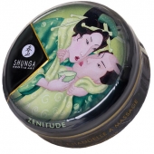 Массажная свеча Exotic Green Tea с ароматом зелёного чая - 30 мл. - Shunga - купить с доставкой в Иваново