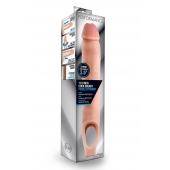 Телесная насадка на пенис 11.5 Inch Cock Sheath Penis Extender - 29,2 см. - Blush Novelties - в Иваново купить с доставкой