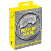Прозрачная насадка на пенис Piss Play Sleeve для игр с мочеиспусканием - Orion - купить с доставкой в Иваново