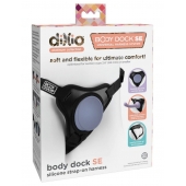 Черные трусики для страпона Body Dock SE на регулируемых ремнях - Pipedream - купить с доставкой в Иваново