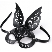 Черная ажурная маска  Зайка  с ушками - Crazy Handmade - купить с доставкой в Иваново Черная ажурная маска  Зайка  с ушками - Crazy Handmade - купить с доставкой в Иваново