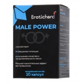 Капсулы для мужчин Erotichard male power - 20 капсул (0,370 гр.) - Erotic Hard - купить с доставкой в Иваново