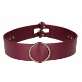 Бордовый ремень Halo Waist Belt - размер L-XL - Shots Media BV - купить с доставкой в Иваново