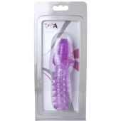Фиолетовая насадка, удлиняющая половой член - 13,5 см. - Toyfa Basic - в Иваново купить с доставкой