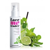 Съедобное согревающее массажное масло Love Me Tender Mojito с ароматом мохито - 100 мл. - Love to Love - купить с доставкой в Иваново