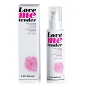 Съедобное согревающее массажное масло Love Me Tender Cotton Candy с ароматом сладкой ваты - 100 мл. - Love to Love - купить с доставкой в Иваново
