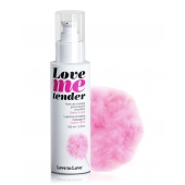 Съедобное согревающее массажное масло Love Me Tender Cotton Candy с ароматом сладкой ваты - 100 мл. - Love to Love - купить с доставкой в Иваново