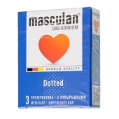 Презервативы с пупырышками Masculan Dotted - 3 шт. - Masculan - купить с доставкой в Иваново