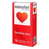 Презервативы Masculan Sensitive plus - 10 шт. - Masculan - купить с доставкой в Иваново