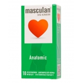 Презервативы анатомической формы Masculan Anatomic - 10 шт. - Masculan - купить с доставкой в Иваново