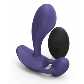 Темно-синий вибромассажер Witty P G Vibrator with Remote Control - Love to Love - в Иваново купить с доставкой