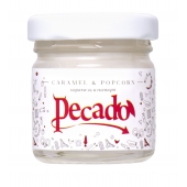 Массажная свеча Caramel   Popcorn - 35 мл. - Pecado - купить с доставкой в Иваново
