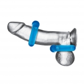 Комплект из двух колец для пениса 2-Pack Ultra-Stretch Stamina Endurance Ring - BlueLine - в Иваново купить с доставкой