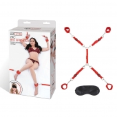 Красная фиксация на матрас Classic Bedspreader - Lux Fetish - купить с доставкой в Иваново