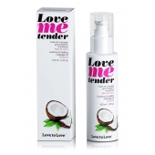 Съедобное согревающее массажное масло Love Me Tender Cocos с ароматом кокоса - 100 мл. - Love to Love - купить с доставкой в Иваново