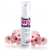 Силиконовый лубрикант 2-в-1 Touch My Body с ароматом вишнёвого цвета - 100 мл. - Love to Love - купить с доставкой в Иваново