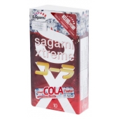 Ароматизированные презервативы Sagami Xtreme COLA - 10 шт. - Sagami - купить с доставкой в Иваново