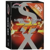 Презервативы Sagami Xtreme ENERGY с ароматом энергетика - 3 шт. - Sagami - купить с доставкой в Иваново
