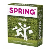 Классические презервативы SPRING CLASSIC - 3 шт. - SPRING - купить с доставкой в Иваново