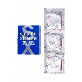 Розовые презервативы Sagami Xtreme FEEL FIT 3D - 3 шт. - Sagami - купить с доставкой в Иваново