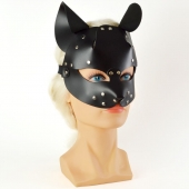 Черная кржаная маска Pussy - Sitabella - купить с доставкой в Иваново