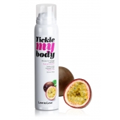 Массажная хрустящая пенка Tickle my body с ароматом маракуйи - 150 мл. - Love to Love - купить с доставкой в Иваново