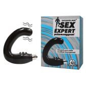 Чёрный массажёр простаты серии Sex Expert - Sex Expert - в Иваново купить с доставкой