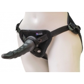 Комплект из трусиков Harness и двух насадок - 20,5 и 18 см. - LOVETOY (А-Полимер) - купить с доставкой в Иваново