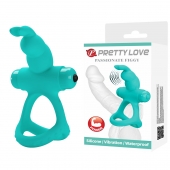 Бирюзовое эрекционное виброкольцо Passionate Figgy - Baile - в Иваново купить с доставкой