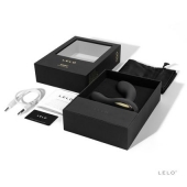 Чёрный перезаряжаемый стимулятор простаты Bruno Black - Lelo - в Иваново купить с доставкой