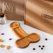 Деревянное блюдо для подачи в форме члена (32,5 х 20 х 1,7 см) - Сима-Ленд - купить с доставкой в Иваново