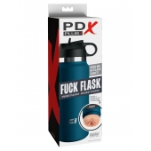 Мастурбатор-вагина в синей колбе F*ck Flask - Pipedream - в Иваново купить с доставкой