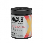 Анатомические презервативы MAXUS Sensual - 15 шт. - Maxus - купить с доставкой в Иваново