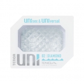 Прозрачный мастурбатор-стимулятор Tenga Uni Diamond - Tenga - в Иваново купить с доставкой