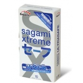 Презервативы Sagami Xtreme Ultrasafe с двойным количеством смазки - 10 шт. - Sagami - купить с доставкой в Иваново