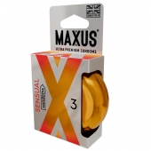 Презервативы анатомической формы Maxus Sensual - 3 шт. - Maxus - купить с доставкой в Иваново