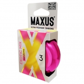 Ароматизированные презервативы Maxus Exotic Mix - 3 шт. - Maxus - купить с доставкой в Иваново