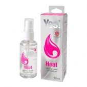 Возбуждающая силиконовая вагинальная смазка Yes Heat - 50 мл. - Sitabella - купить с доставкой в Иваново