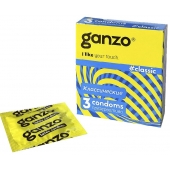 Классические презервативы с обильной смазкой Ganzo Classic - 3 шт. - Ganzo - купить с доставкой в Иваново