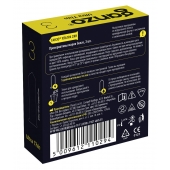 Ультратонкие презервативы Ganzo Ultra thin - 3 шт. - Ganzo - купить с доставкой в Иваново