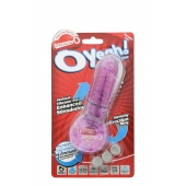 Фиолетовое эрекционное кольцо с вибрацией и пальчиком OYEAH PURPLE - Screaming O - в Иваново купить с доставкой
