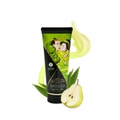 Массажный крем для тела с ароматом груши и зелёного чая Pear   Exotic Green Tea - 200 мл. - Shunga - купить с доставкой в Иваново