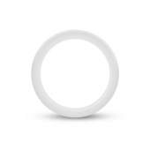 Белое люминесцентное эрекционное кольцо Silicone Glo Cock Ring - Blush Novelties - в Иваново купить с доставкой